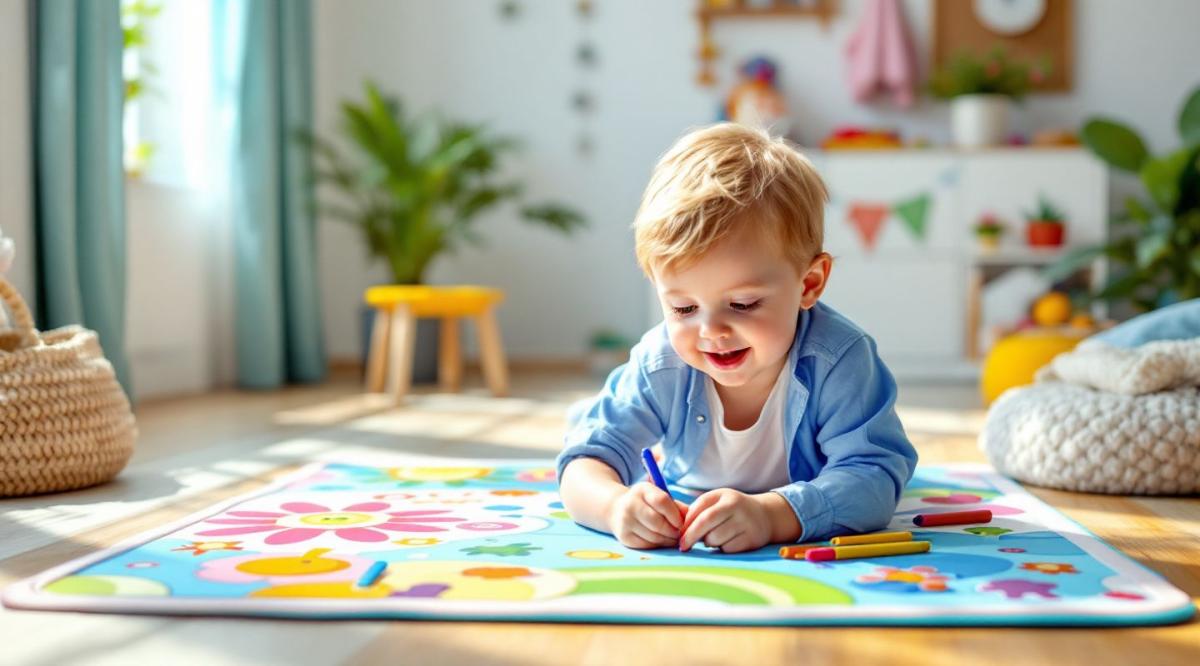 Meilleurs tapis coloriage lavable